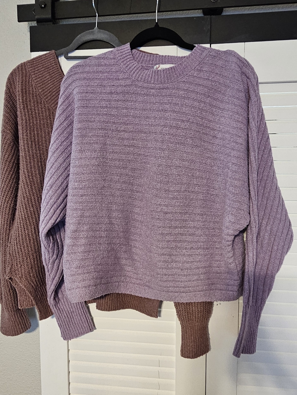 Pink Rose Ribbed Sweaters - Picture 3 of 7